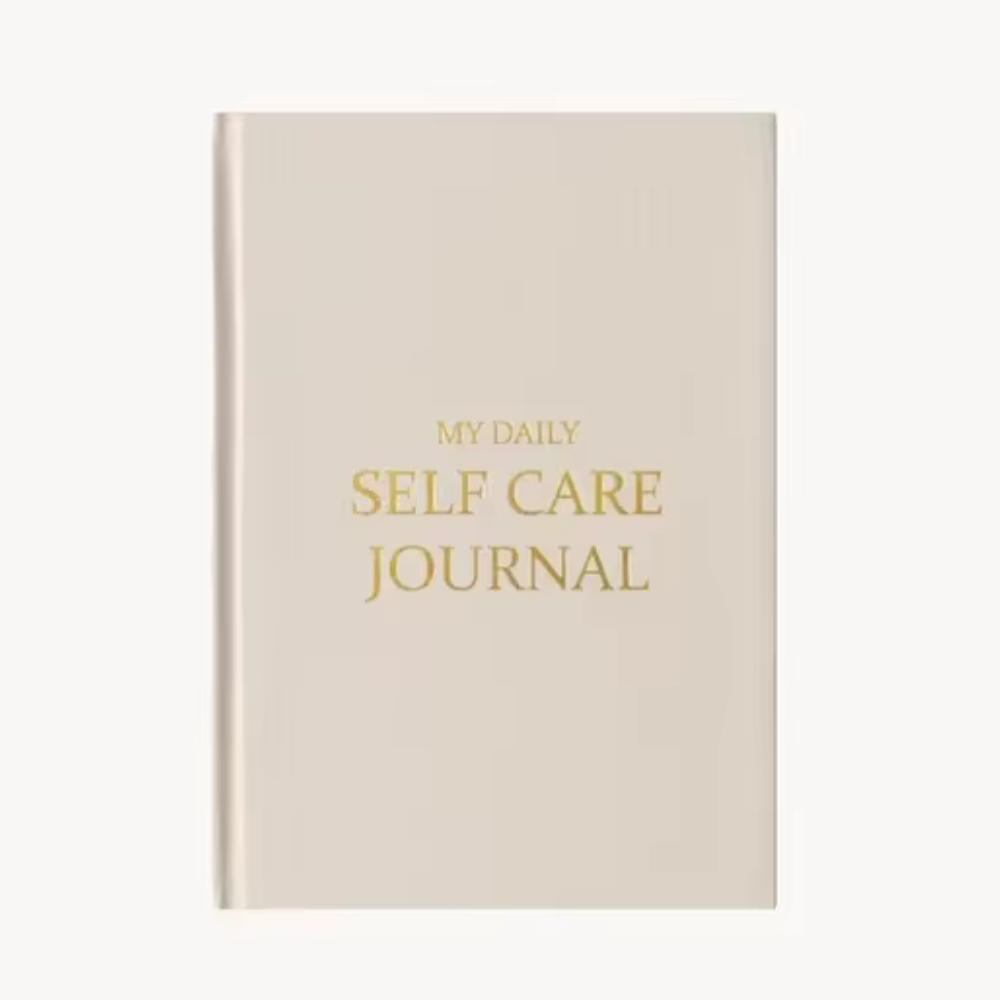 &quot;Self Care Journal&quot; Undated Linen Hardcover Planner