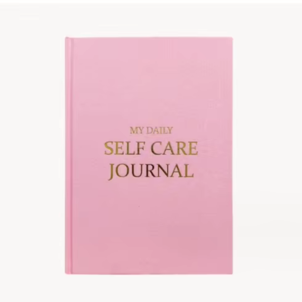 &quot;Self Care Journal&quot; Undated Linen Hardcover Planner