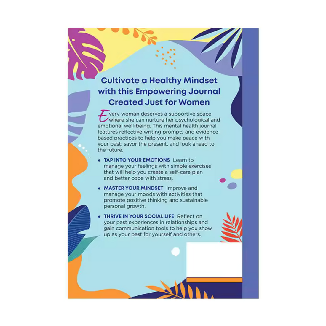 &quot;Mental Health Journal&quot; Self Care Notebook For Women