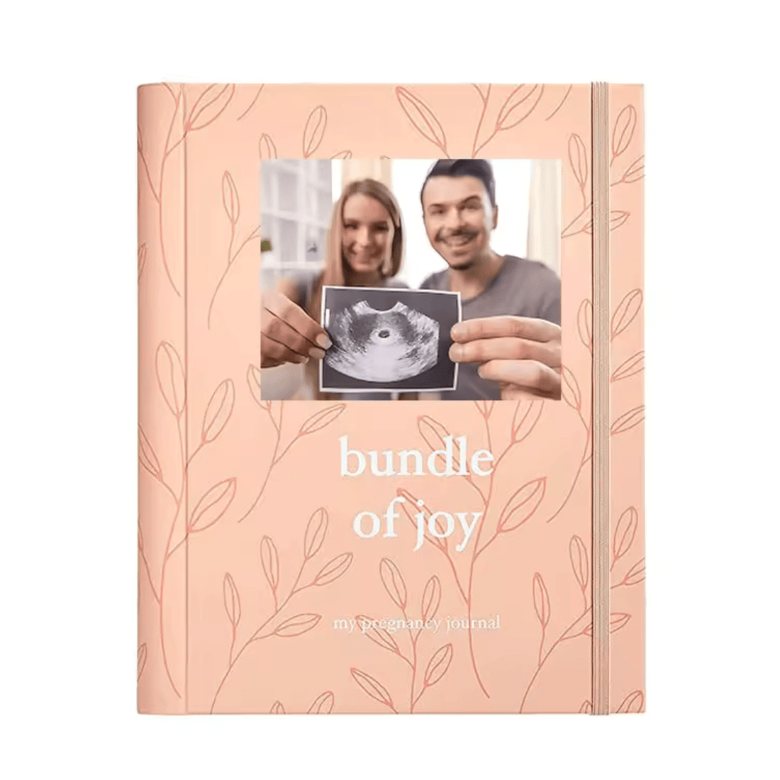 &quot;Bundle of Joy&quot; Pregnancy Journal with Garter Strap