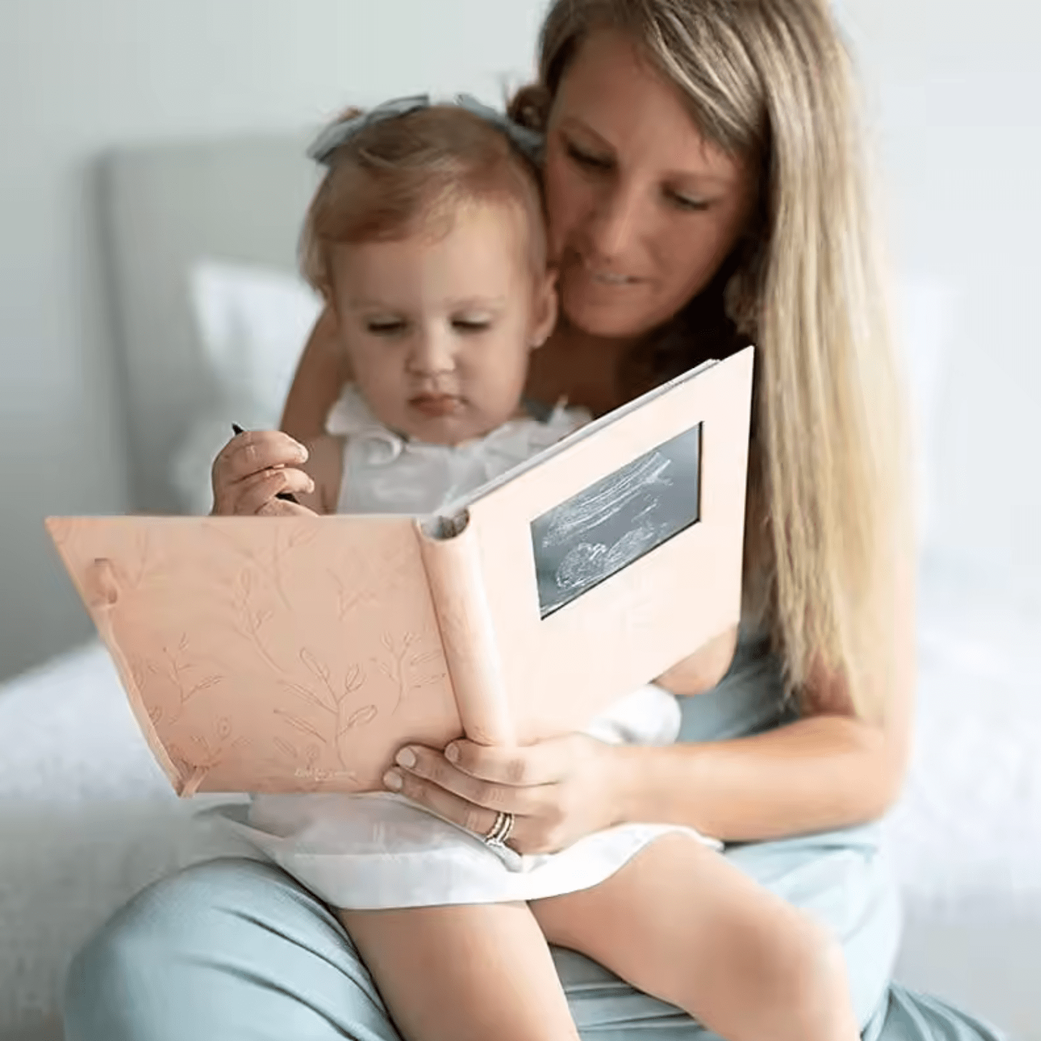 &quot;Bundle of Joy&quot; Pregnancy Journal with Garter Strap