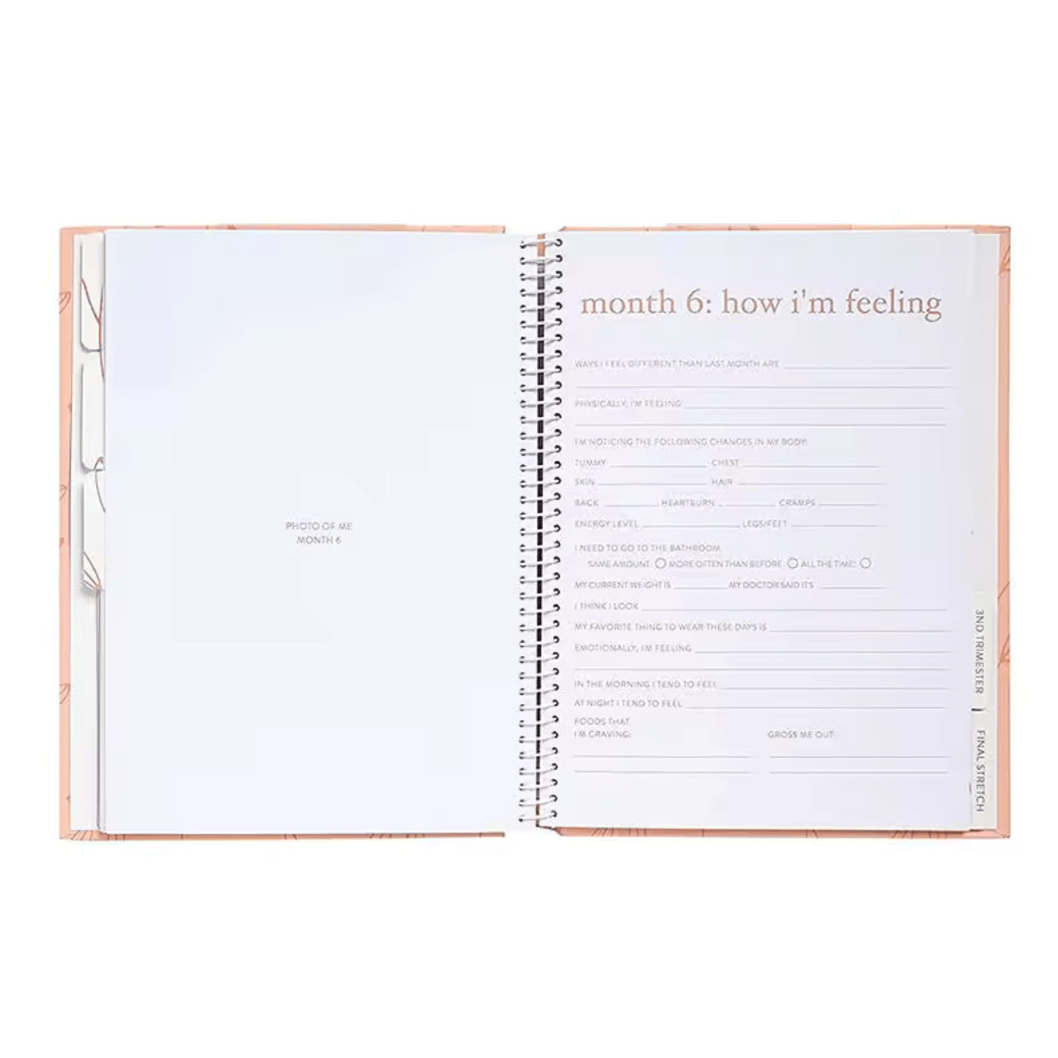 &quot;Bundle of Joy&quot; Pregnancy Journal with Garter Strap