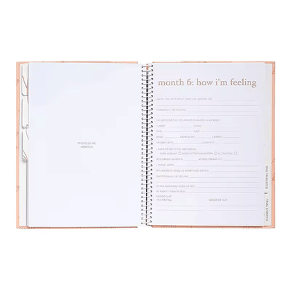 &quot;Bundle of Joy&quot; Pregnancy Journal with Garter Strap