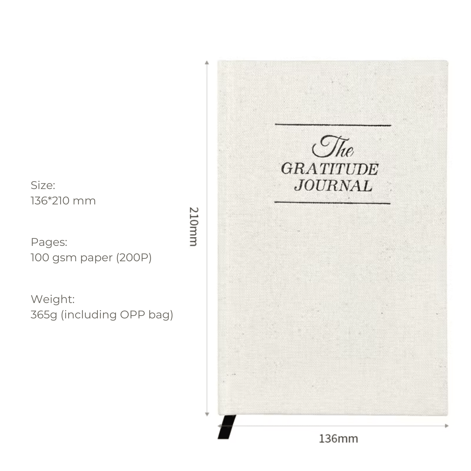 &quot;The Gratitude Journal&quot; Self-Care Journal